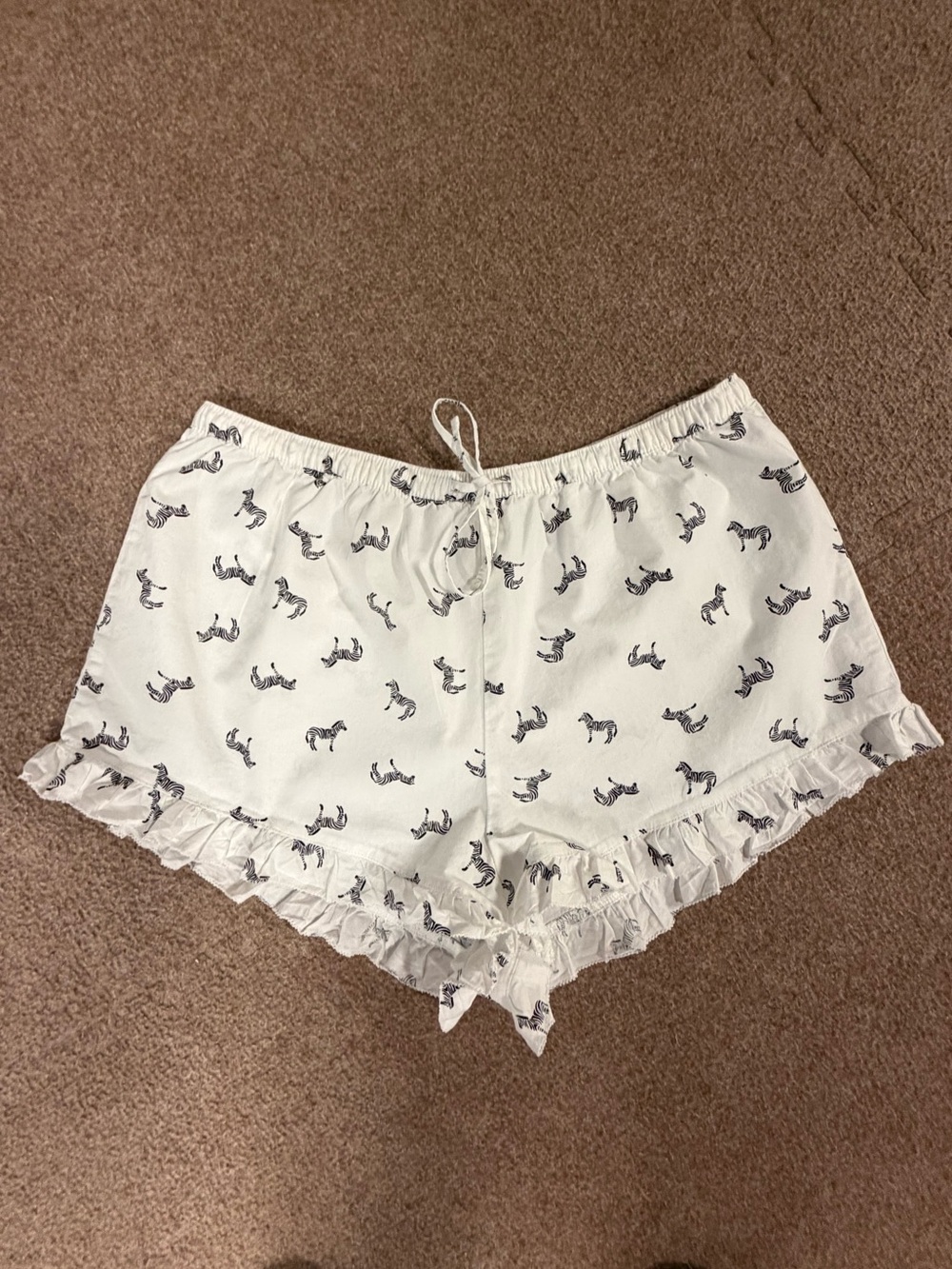 Love By Gap Poplin Ruffle Sleep Shorts